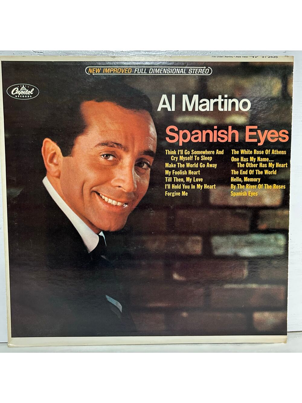 Al Martino Spanish Eyes LP 1966 Capitol Records Vinyl